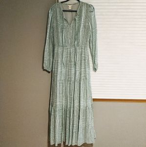 Maxi Peasant Dress